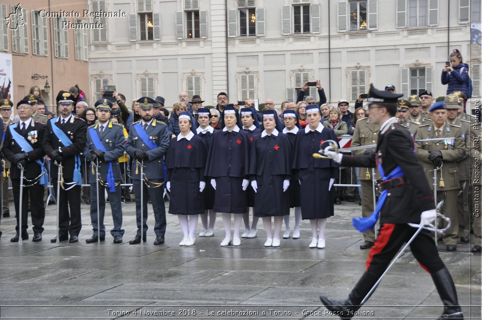 Torino 4 Novembre 2018 - Le celebrazioni a Torino - Croce Rossa Italiana- Comitato Regionale del Piemonte