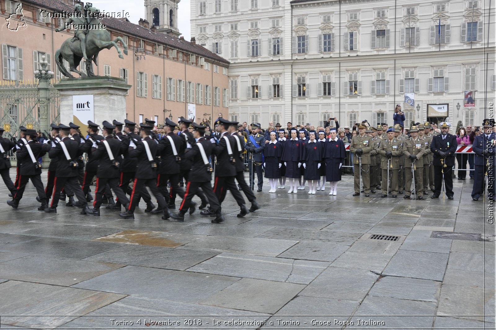 Torino 4 Novembre 2018 - Le celebrazioni a Torino - Croce Rossa Italiana- Comitato Regionale del Piemonte