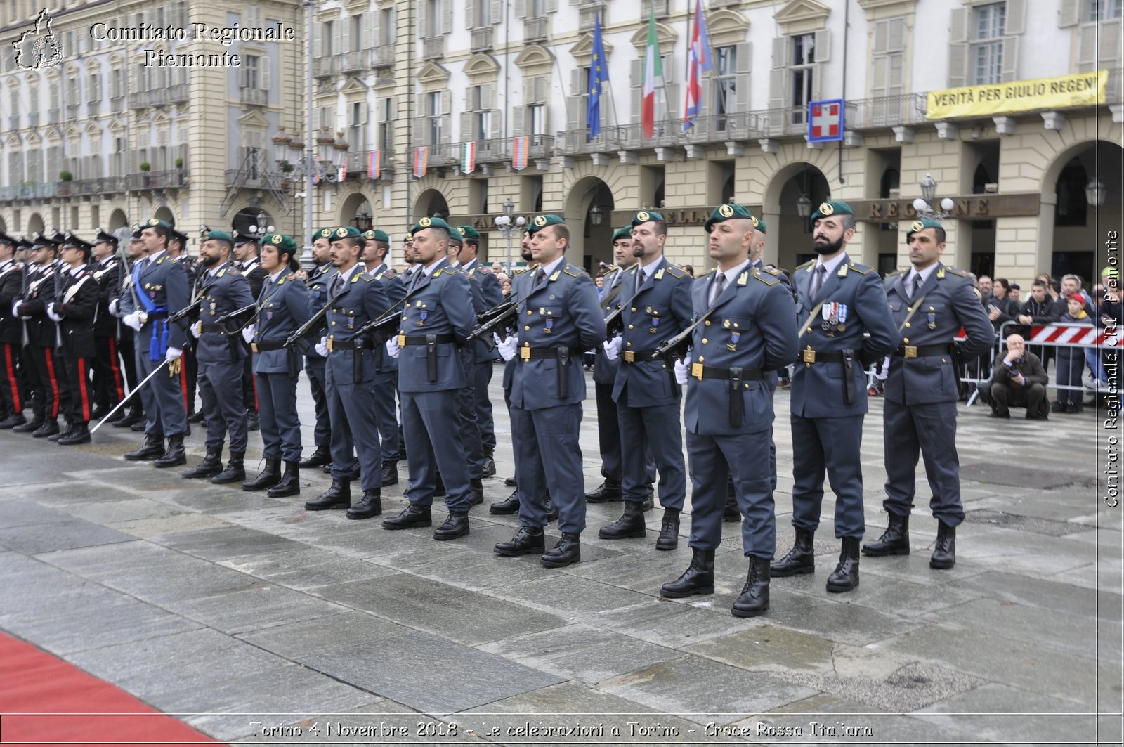 Torino 4 Novembre 2018 - Le celebrazioni a Torino - Croce Rossa Italiana- Comitato Regionale del Piemonte