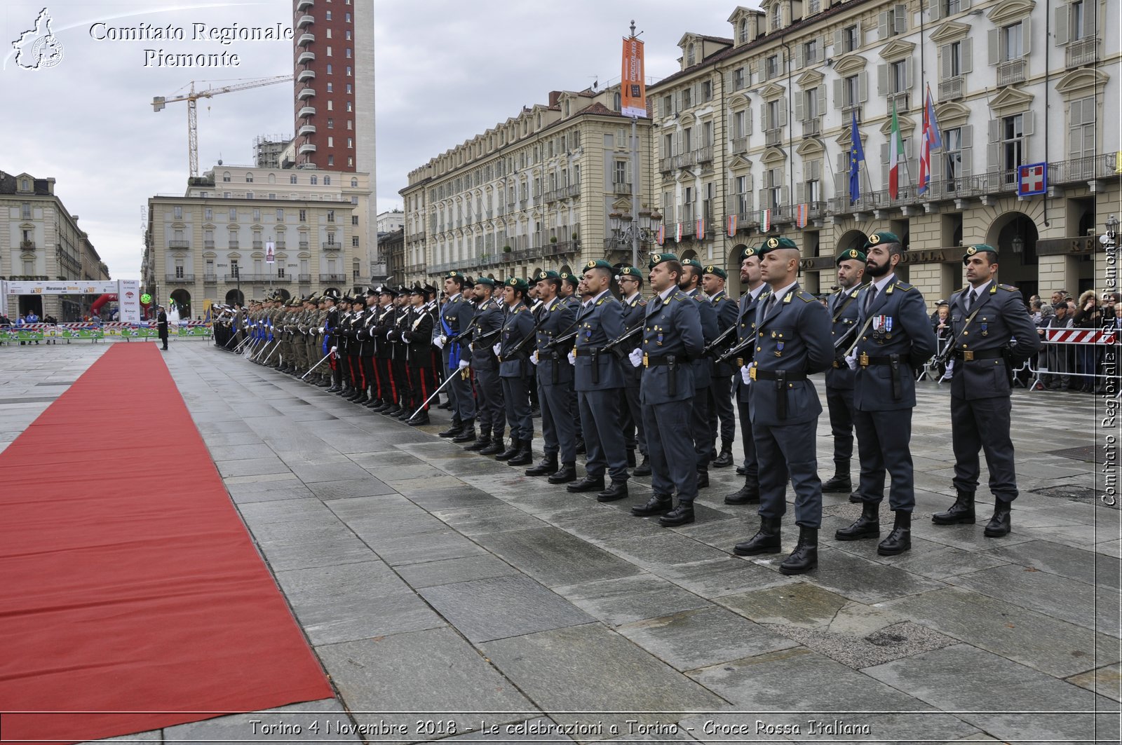 Torino 4 Novembre 2018 - Le celebrazioni a Torino - Croce Rossa Italiana- Comitato Regionale del Piemonte