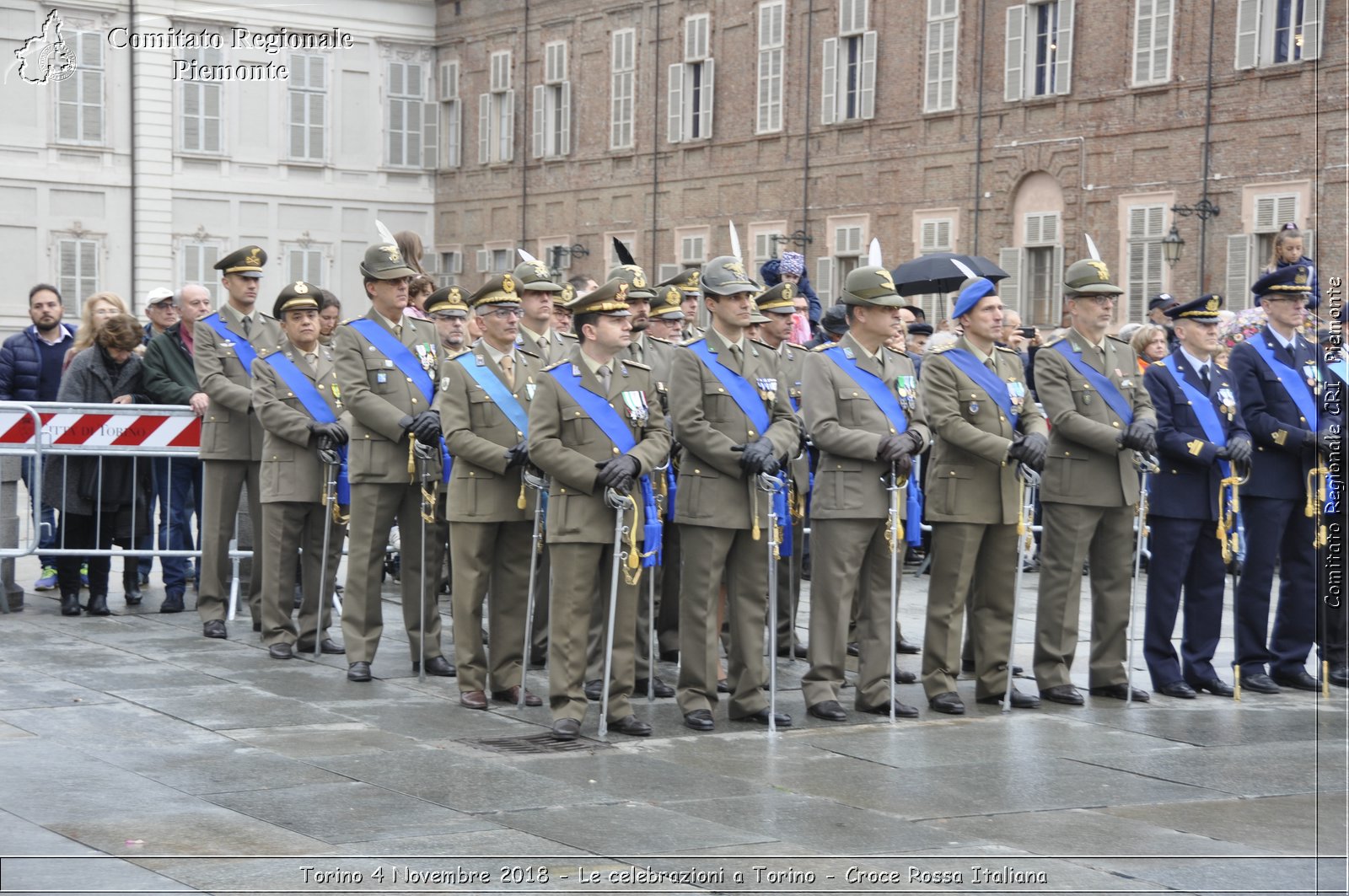 Torino 4 Novembre 2018 - Le celebrazioni a Torino - Croce Rossa Italiana- Comitato Regionale del Piemonte