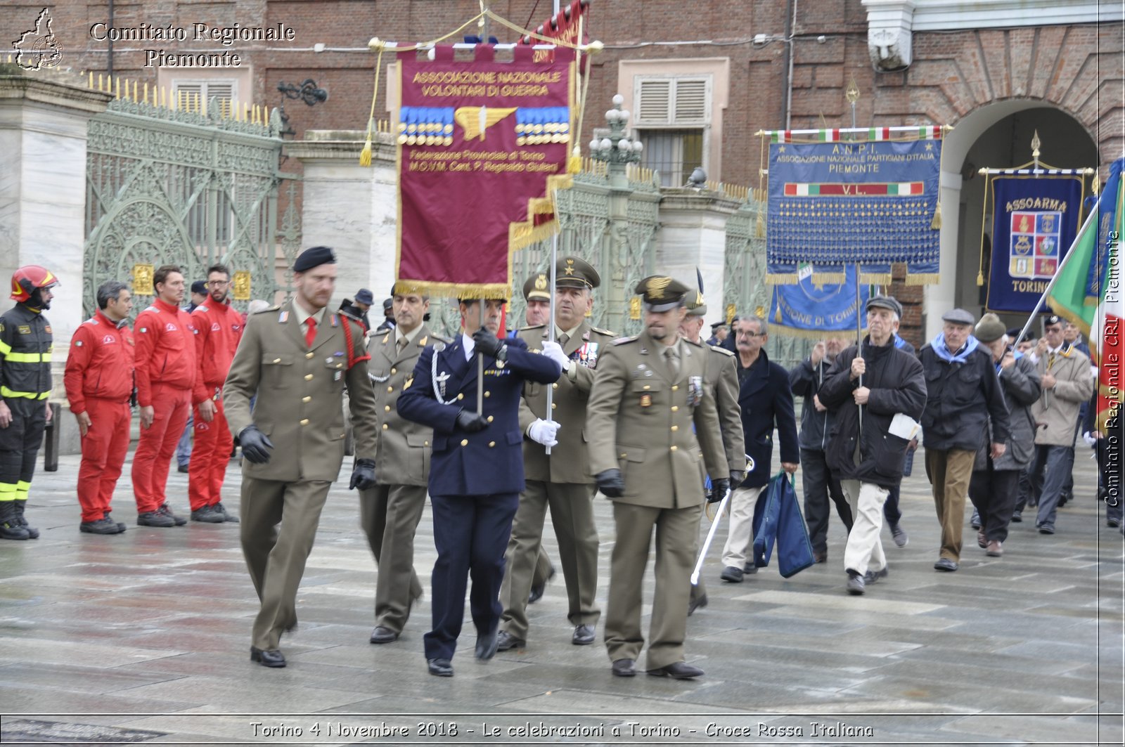 Torino 4 Novembre 2018 - Le celebrazioni a Torino - Croce Rossa Italiana- Comitato Regionale del Piemonte