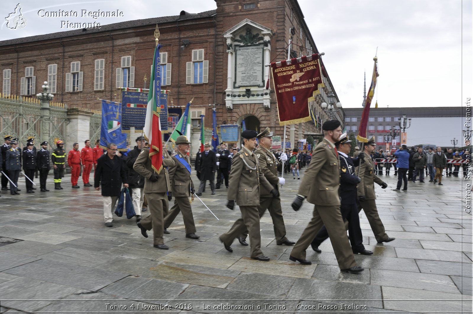 Torino 4 Novembre 2018 - Le celebrazioni a Torino - Croce Rossa Italiana- Comitato Regionale del Piemonte