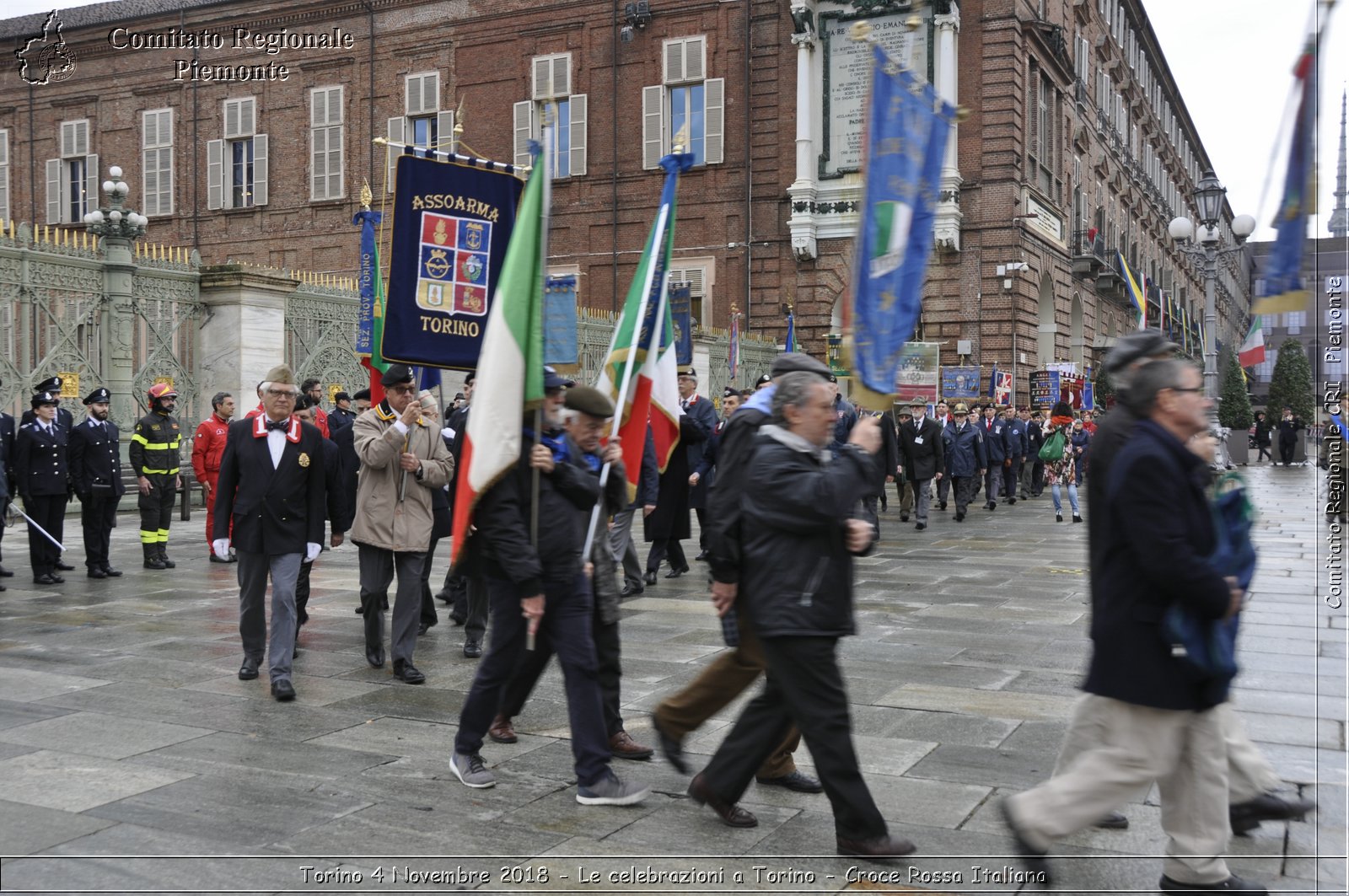 Torino 4 Novembre 2018 - Le celebrazioni a Torino - Croce Rossa Italiana- Comitato Regionale del Piemonte