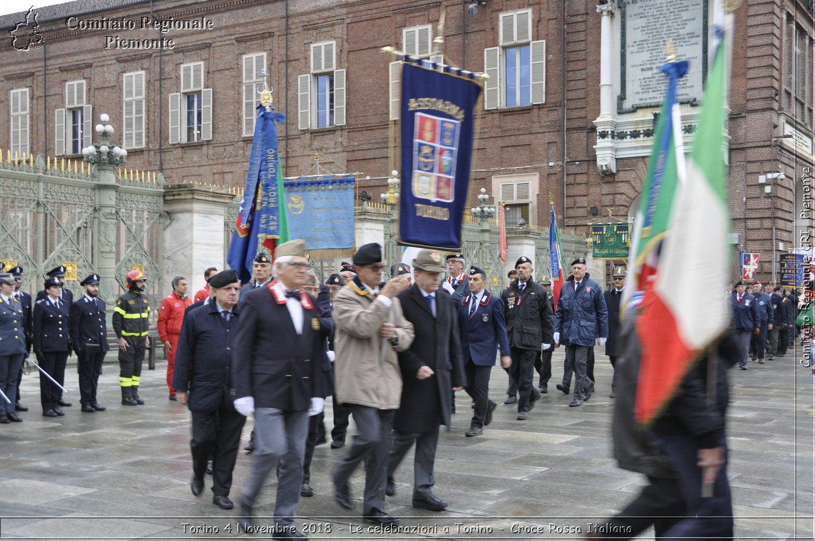 Torino 4 Novembre 2018 - Le celebrazioni a Torino - Croce Rossa Italiana- Comitato Regionale del Piemonte