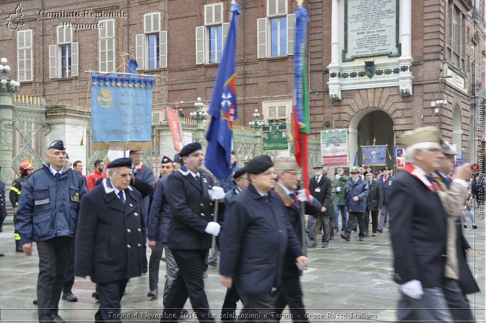 Torino 4 Novembre 2018 - Le celebrazioni a Torino - Croce Rossa Italiana- Comitato Regionale del Piemonte