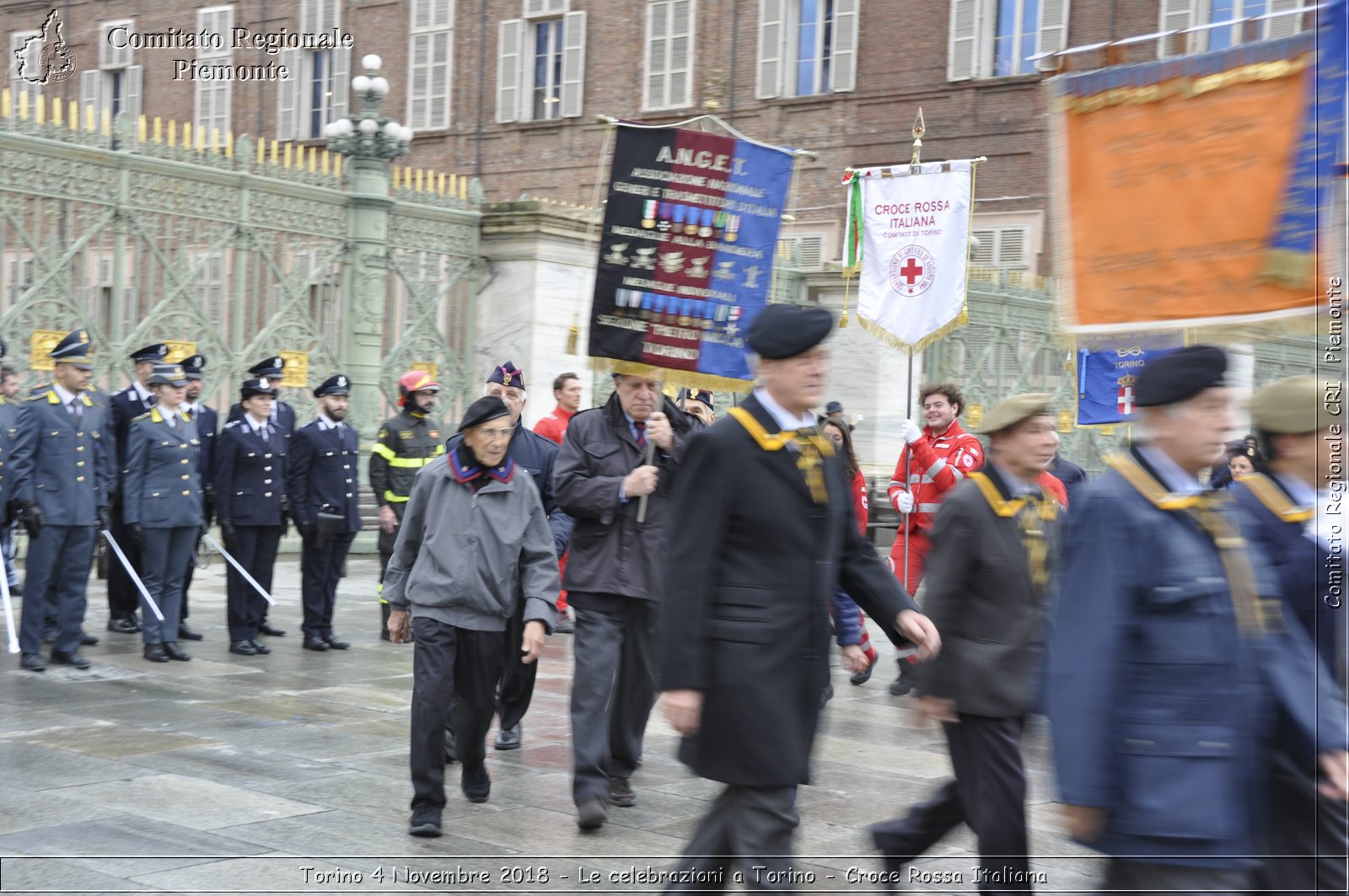 Torino 4 Novembre 2018 - Le celebrazioni a Torino - Croce Rossa Italiana- Comitato Regionale del Piemonte