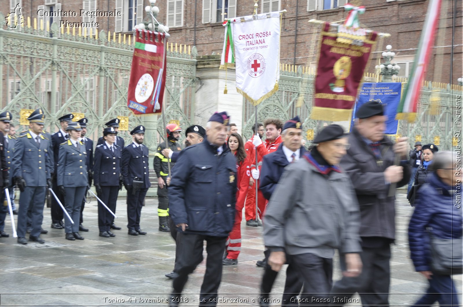 Torino 4 Novembre 2018 - Le celebrazioni a Torino - Croce Rossa Italiana- Comitato Regionale del Piemonte