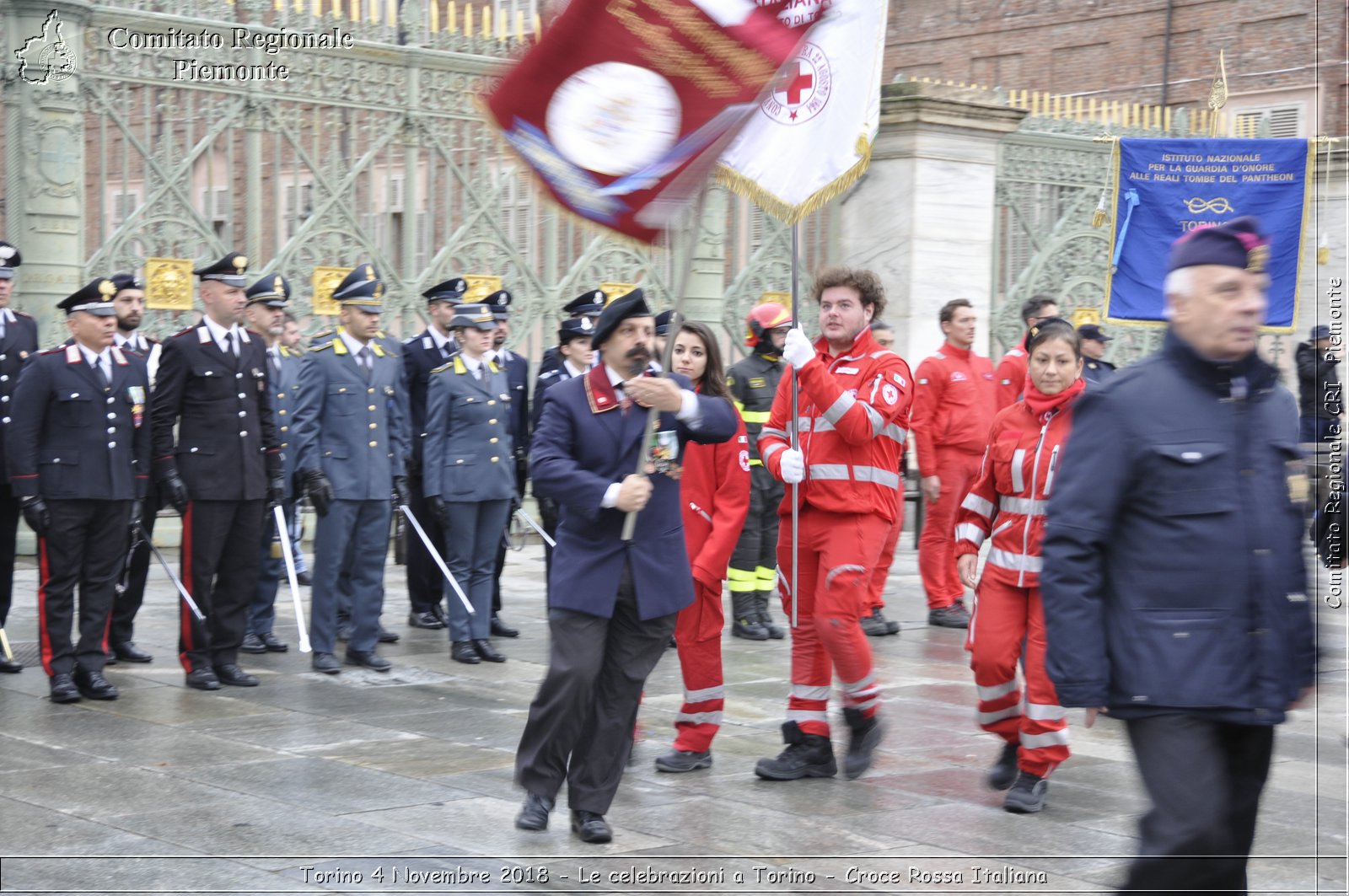 Torino 4 Novembre 2018 - Le celebrazioni a Torino - Croce Rossa Italiana- Comitato Regionale del Piemonte