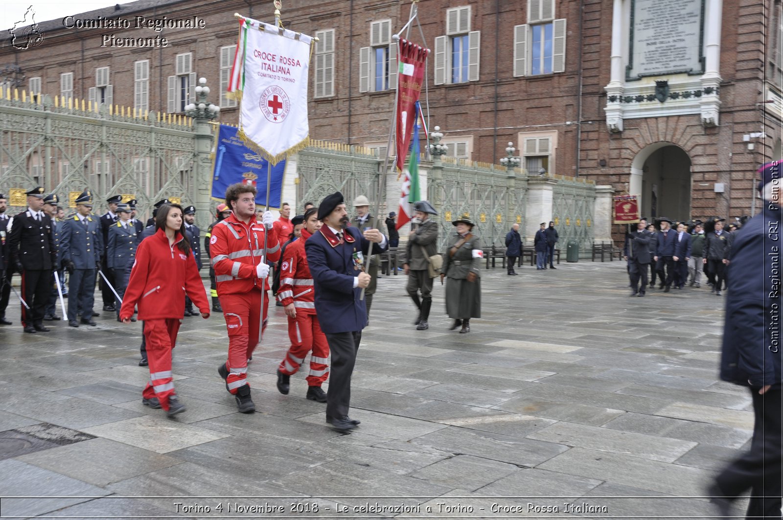 Torino 4 Novembre 2018 - Le celebrazioni a Torino - Croce Rossa Italiana- Comitato Regionale del Piemonte