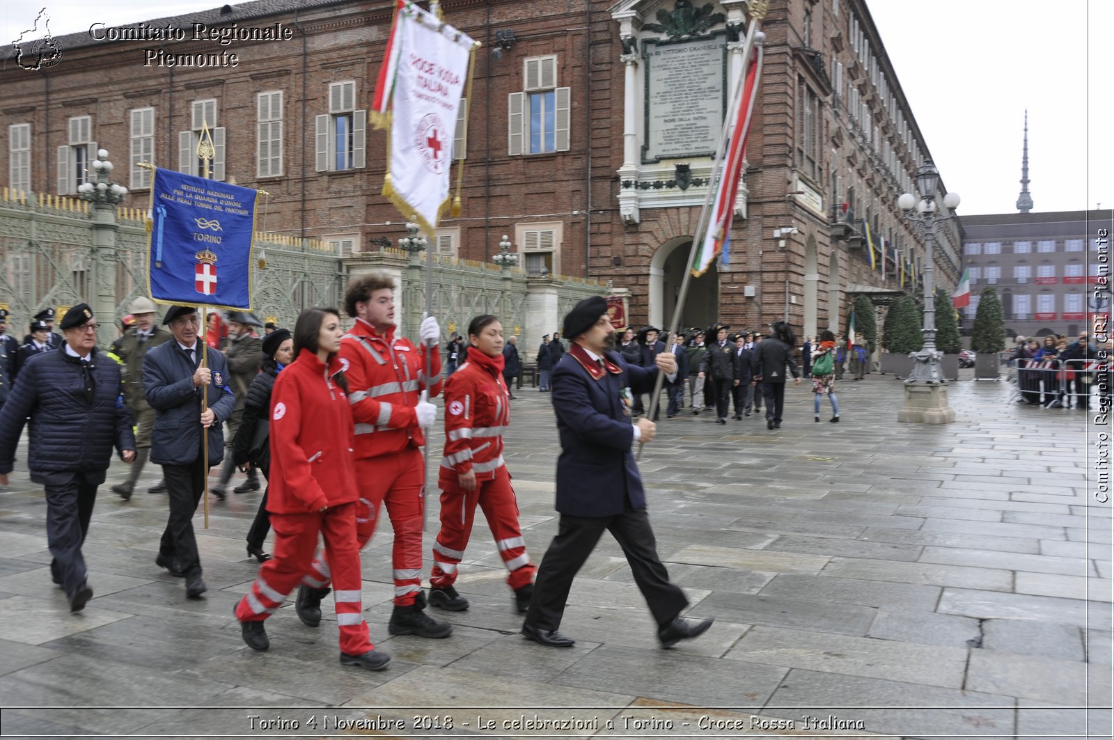 Torino 4 Novembre 2018 - Le celebrazioni a Torino - Croce Rossa Italiana- Comitato Regionale del Piemonte