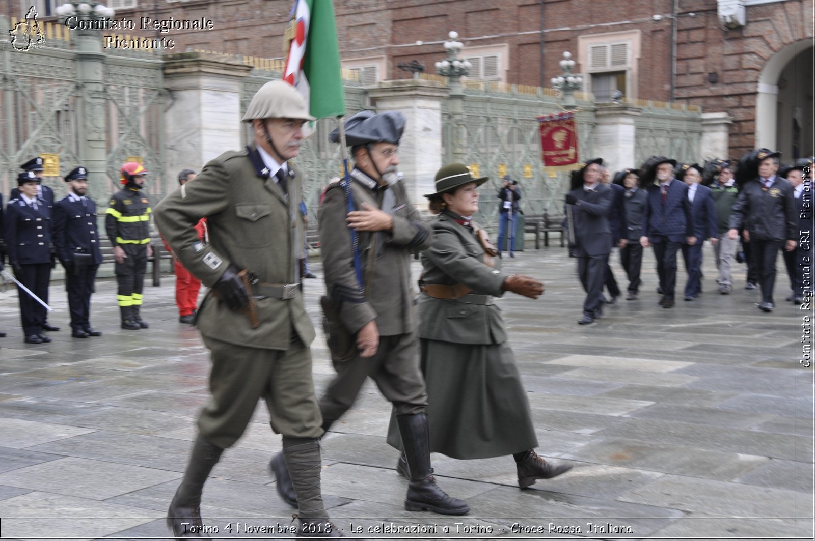 Torino 4 Novembre 2018 - Le celebrazioni a Torino - Croce Rossa Italiana- Comitato Regionale del Piemonte