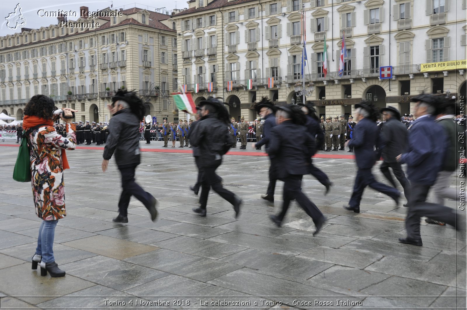 Torino 4 Novembre 2018 - Le celebrazioni a Torino - Croce Rossa Italiana- Comitato Regionale del Piemonte