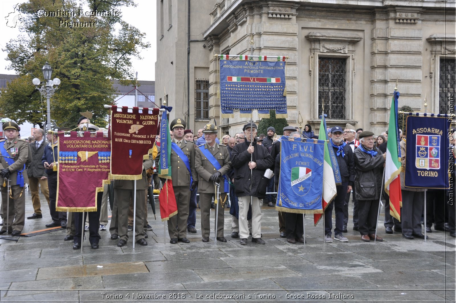 Torino 4 Novembre 2018 - Le celebrazioni a Torino - Croce Rossa Italiana- Comitato Regionale del Piemonte