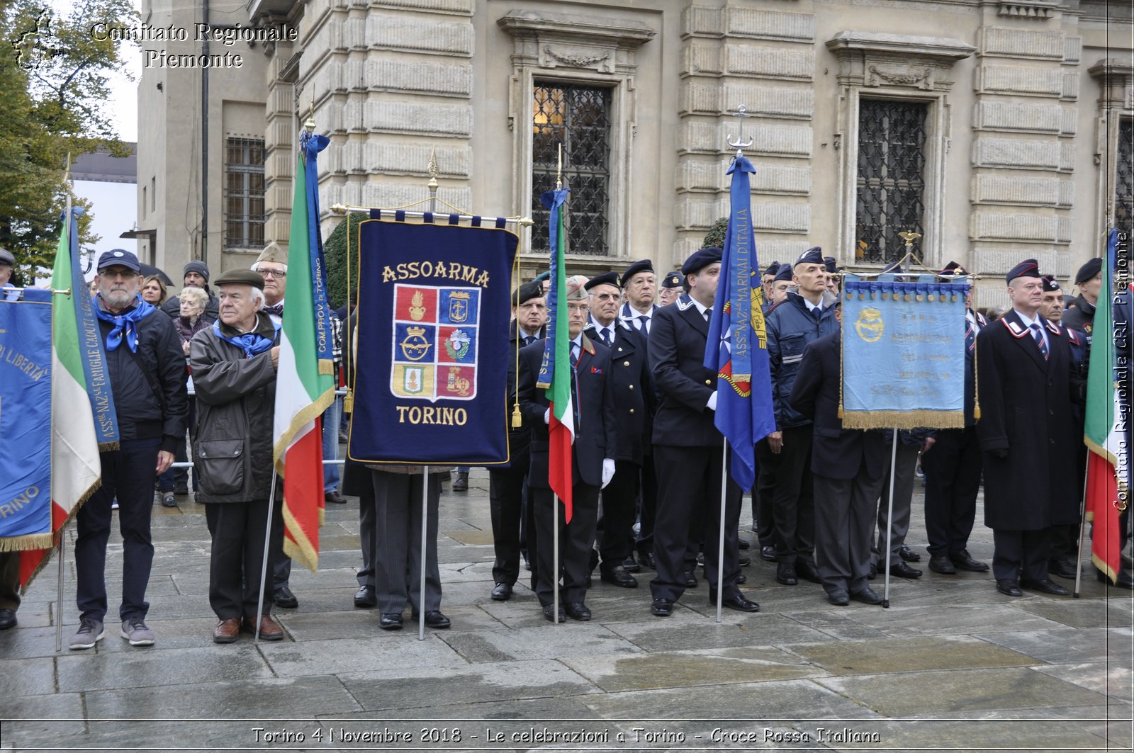 Torino 4 Novembre 2018 - Le celebrazioni a Torino - Croce Rossa Italiana- Comitato Regionale del Piemonte