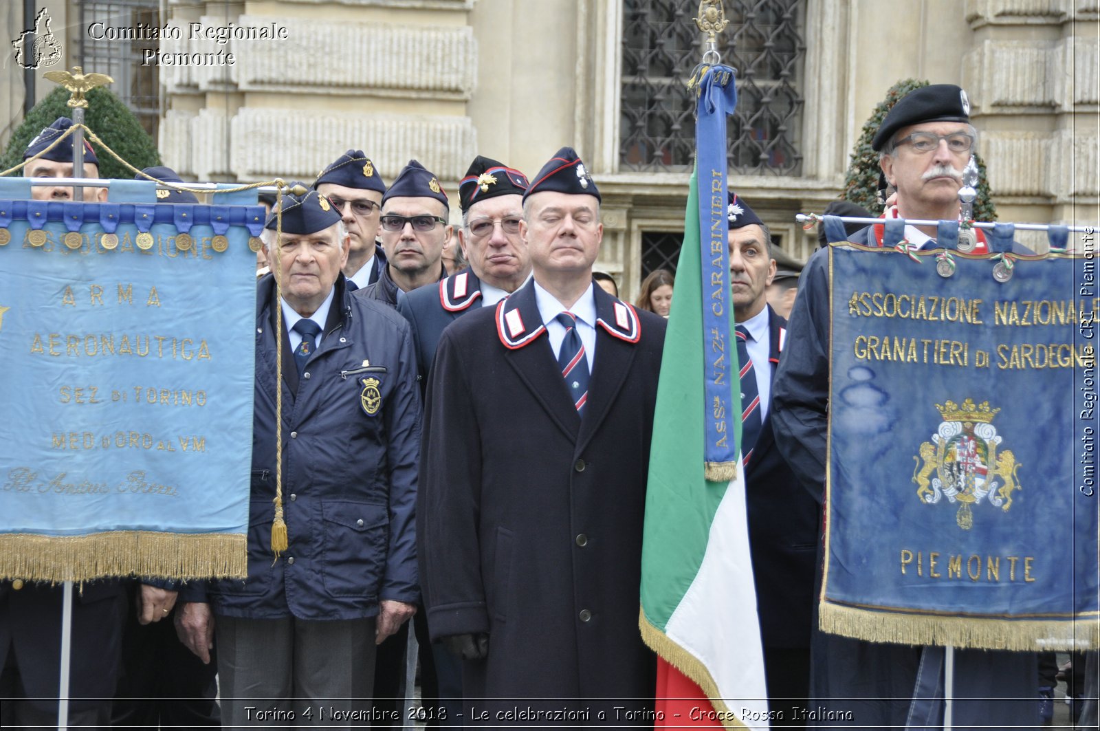 Torino 4 Novembre 2018 - Le celebrazioni a Torino - Croce Rossa Italiana- Comitato Regionale del Piemonte