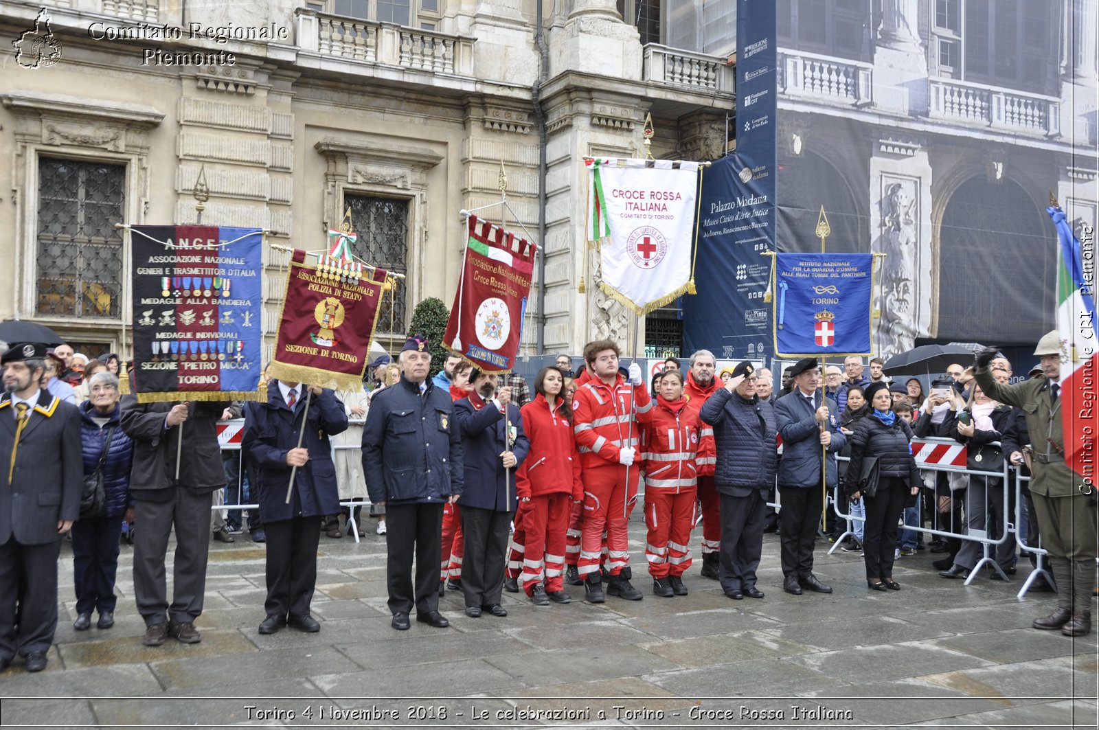 Torino 4 Novembre 2018 - Le celebrazioni a Torino - Croce Rossa Italiana- Comitato Regionale del Piemonte