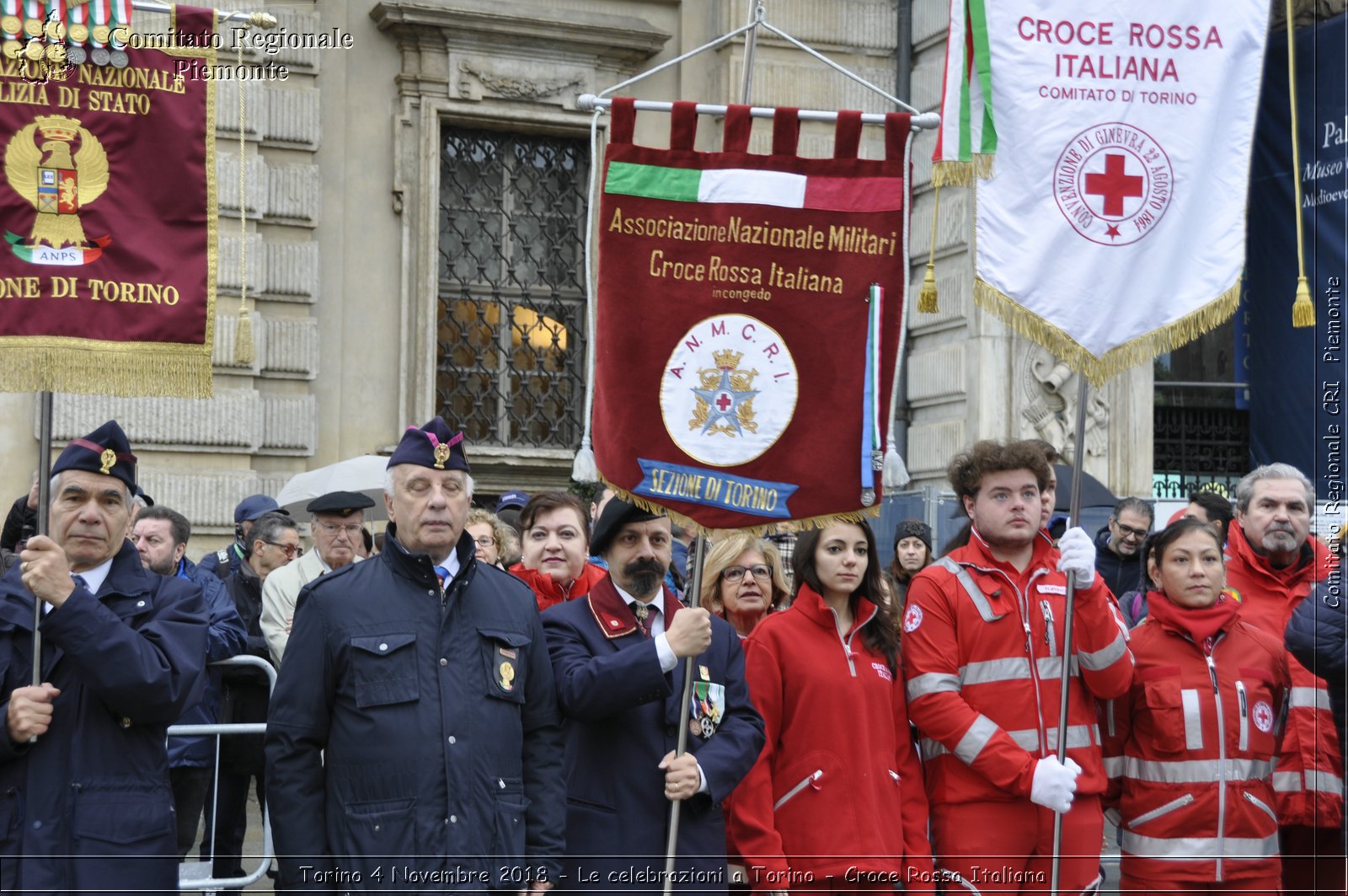 Torino 4 Novembre 2018 - Le celebrazioni a Torino - Croce Rossa Italiana- Comitato Regionale del Piemonte