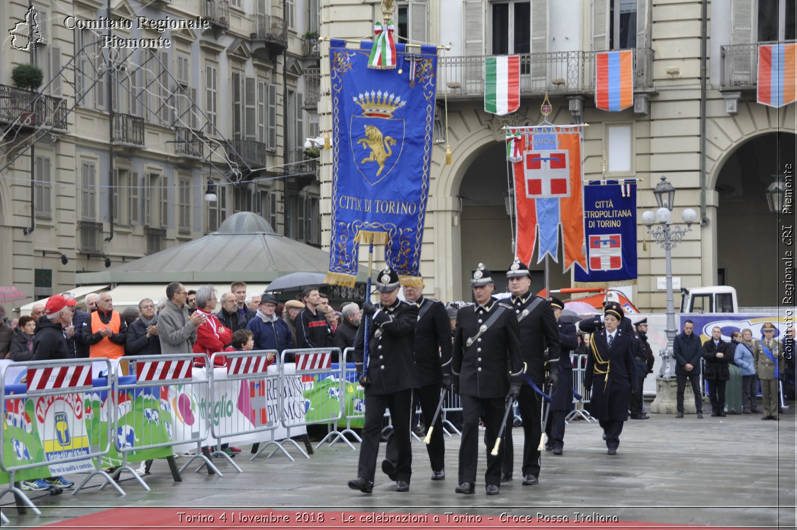 Torino 4 Novembre 2018 - Le celebrazioni a Torino - Croce Rossa Italiana- Comitato Regionale del Piemonte