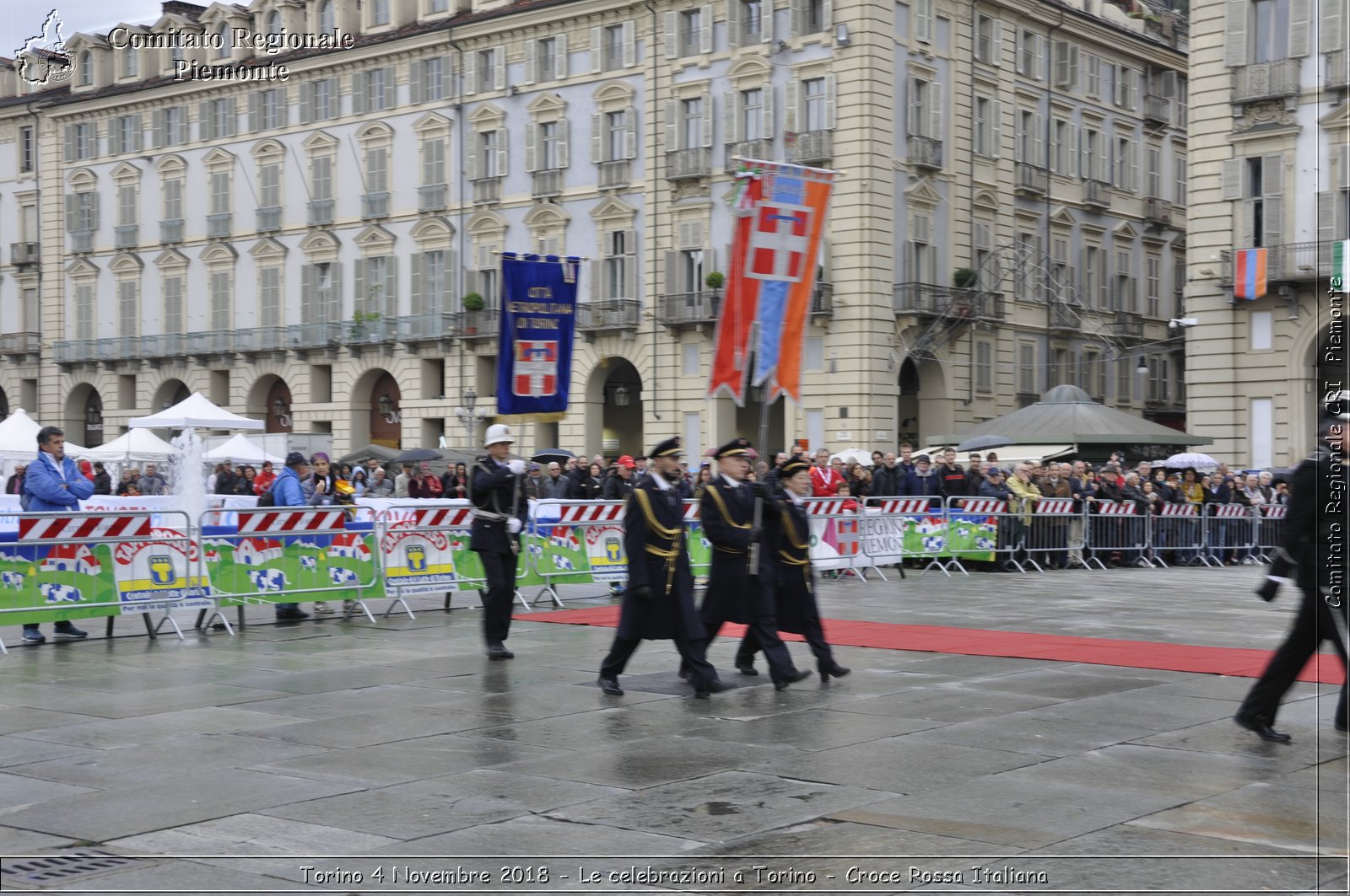 Torino 4 Novembre 2018 - Le celebrazioni a Torino - Croce Rossa Italiana- Comitato Regionale del Piemonte