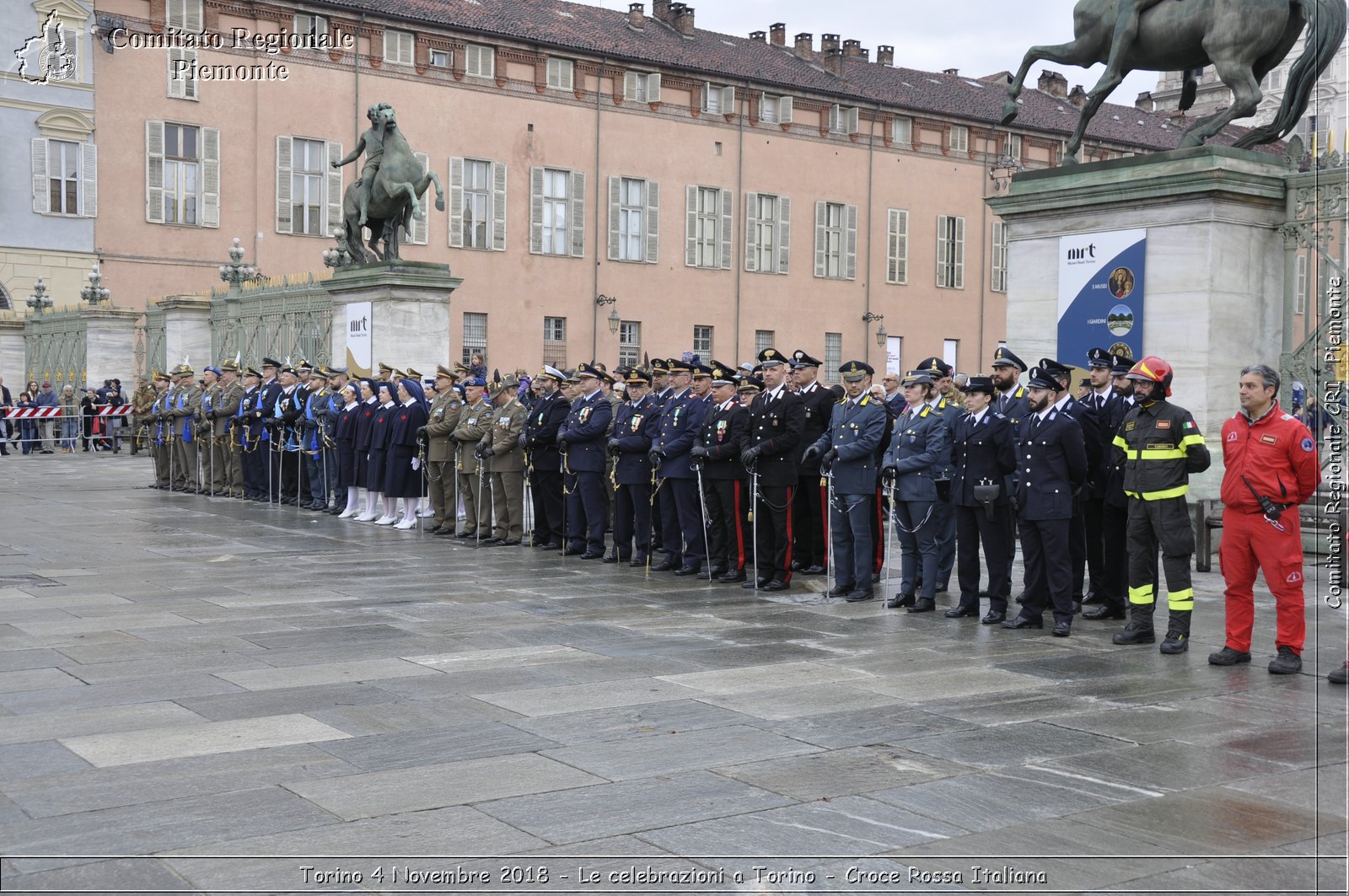 Torino 4 Novembre 2018 - Le celebrazioni a Torino - Croce Rossa Italiana- Comitato Regionale del Piemonte