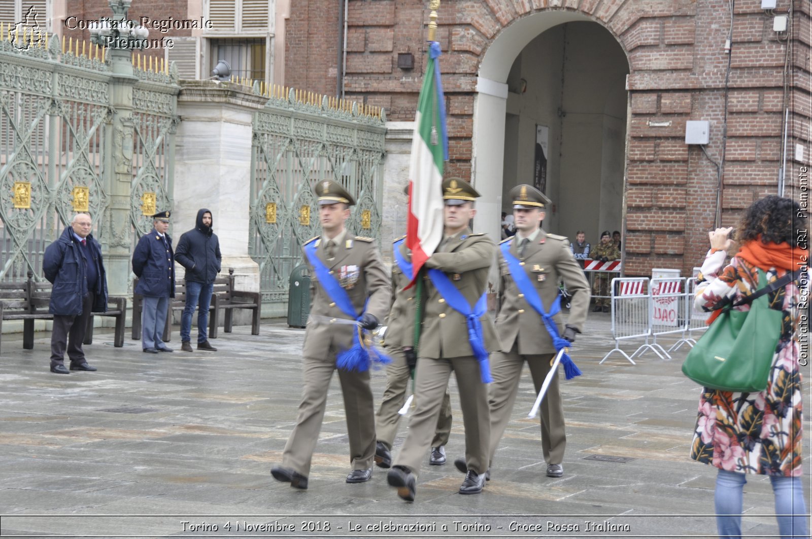 Torino 4 Novembre 2018 - Le celebrazioni a Torino - Croce Rossa Italiana- Comitato Regionale del Piemonte