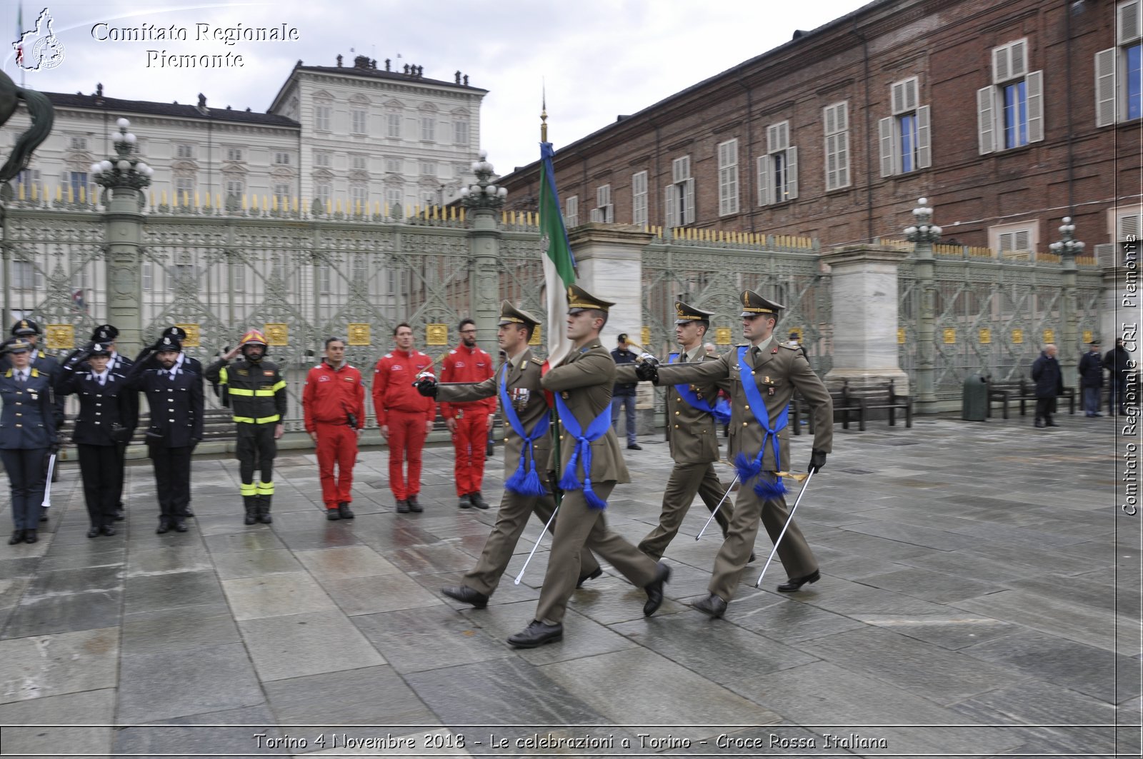 Torino 4 Novembre 2018 - Le celebrazioni a Torino - Croce Rossa Italiana- Comitato Regionale del Piemonte