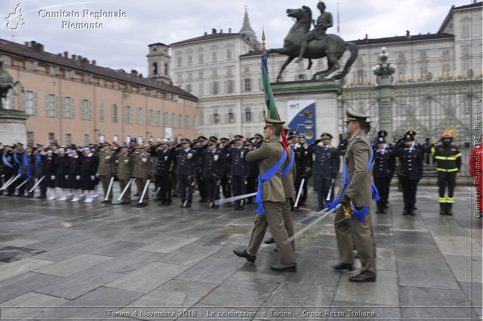 Torino 4 Novembre 2018 - Le celebrazioni a Torino - Croce Rossa Italiana- Comitato Regionale del Piemonte