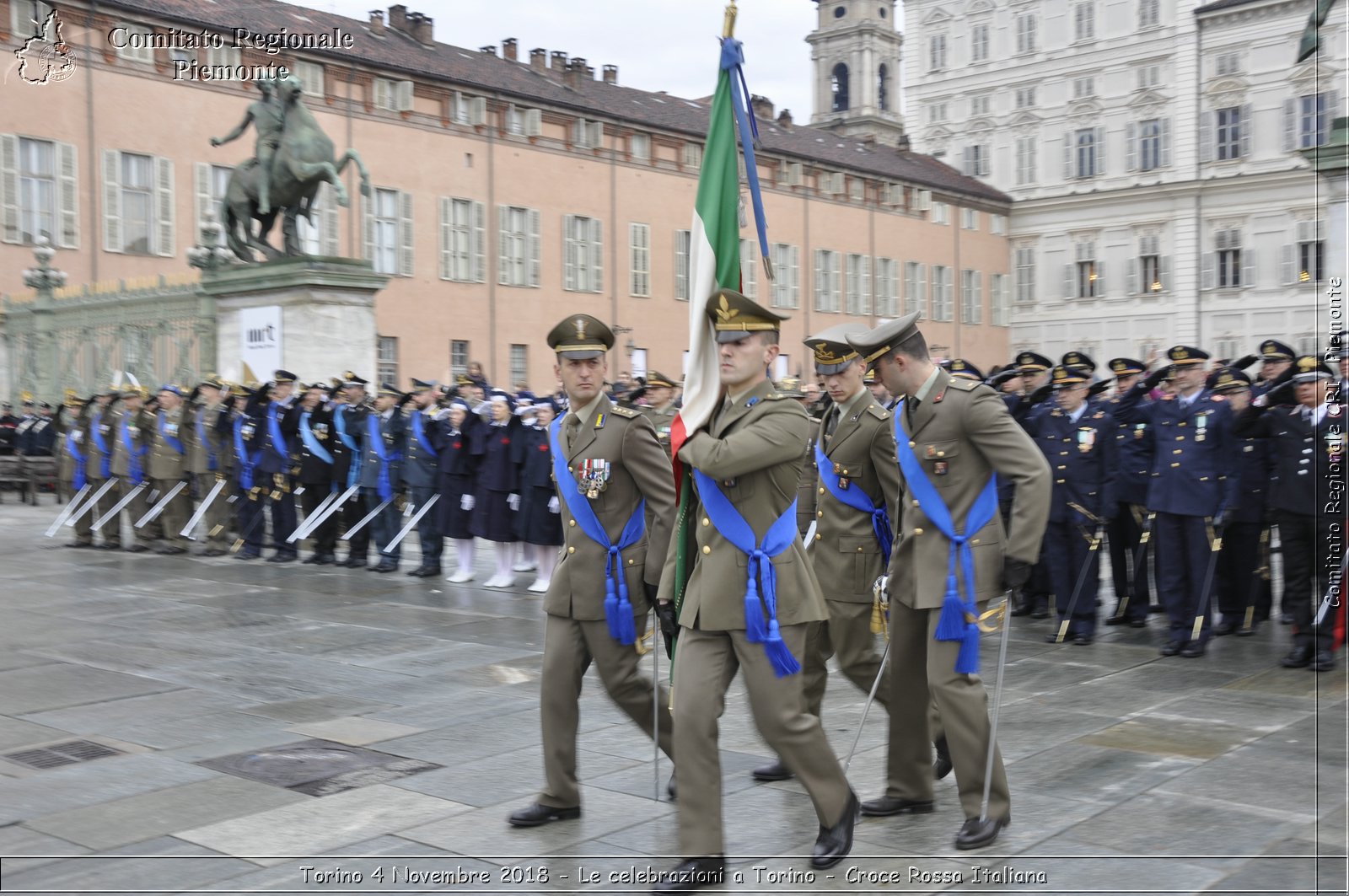 Torino 4 Novembre 2018 - Le celebrazioni a Torino - Croce Rossa Italiana- Comitato Regionale del Piemonte