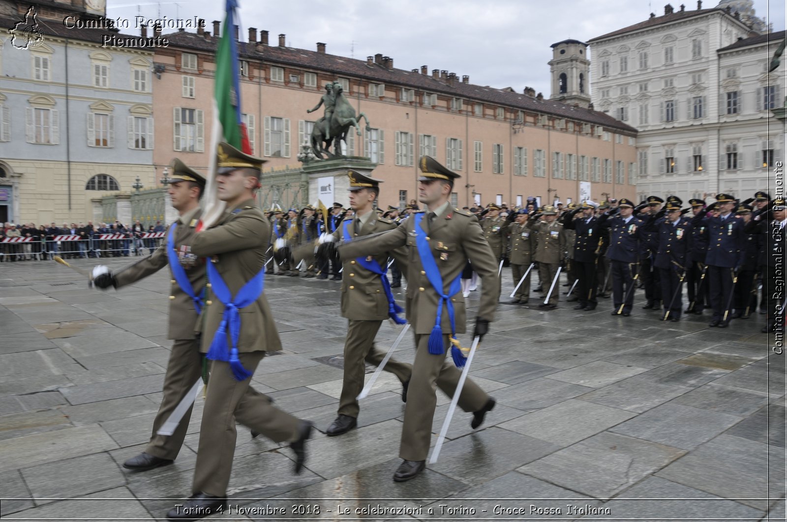 Torino 4 Novembre 2018 - Le celebrazioni a Torino - Croce Rossa Italiana- Comitato Regionale del Piemonte