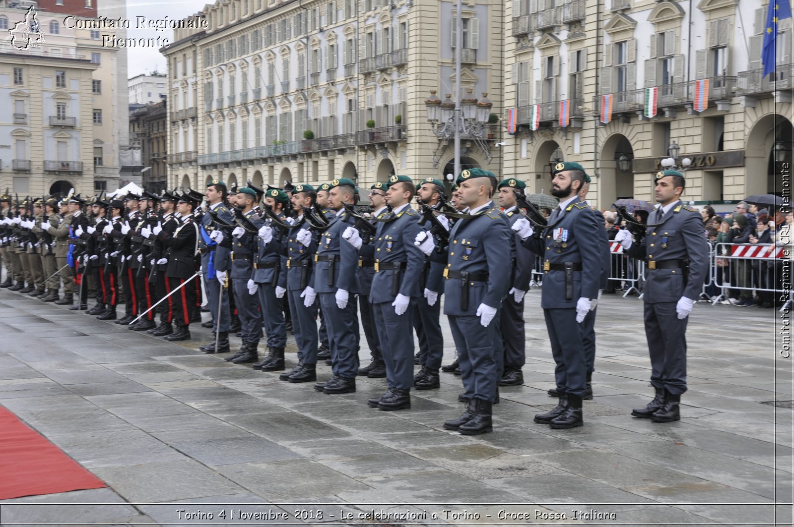 Torino 4 Novembre 2018 - Le celebrazioni a Torino - Croce Rossa Italiana- Comitato Regionale del Piemonte