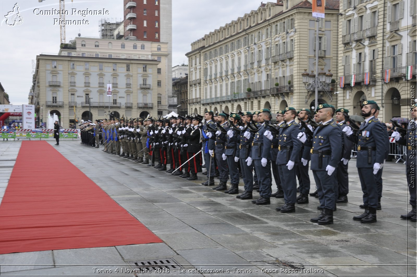 Torino 4 Novembre 2018 - Le celebrazioni a Torino - Croce Rossa Italiana- Comitato Regionale del Piemonte