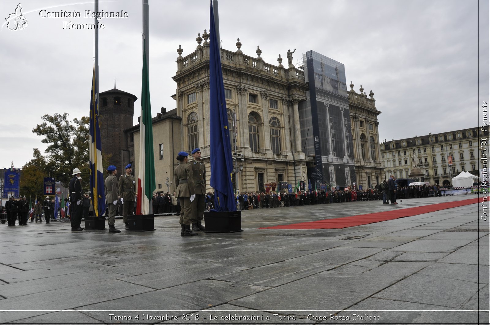 Torino 4 Novembre 2018 - Le celebrazioni a Torino - Croce Rossa Italiana- Comitato Regionale del Piemonte