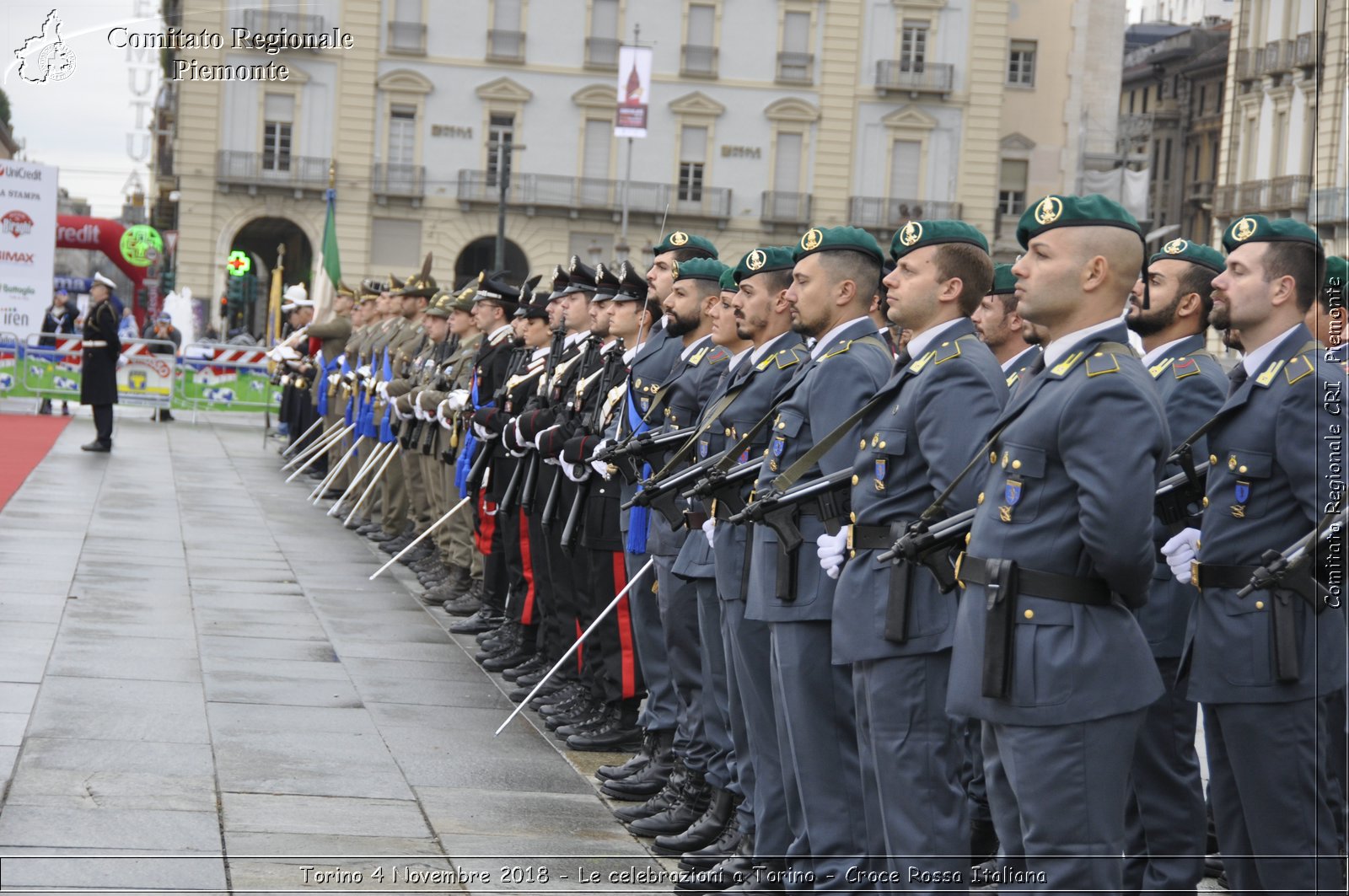 Torino 4 Novembre 2018 - Le celebrazioni a Torino - Croce Rossa Italiana- Comitato Regionale del Piemonte