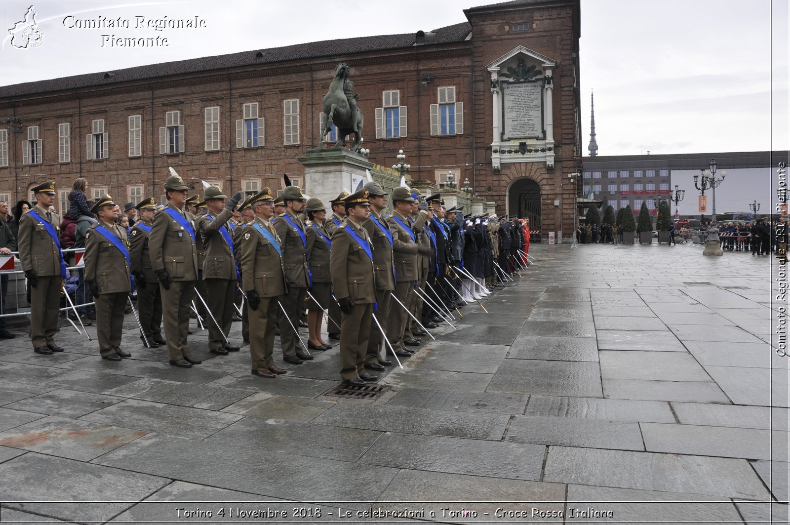 Torino 4 Novembre 2018 - Le celebrazioni a Torino - Croce Rossa Italiana- Comitato Regionale del Piemonte