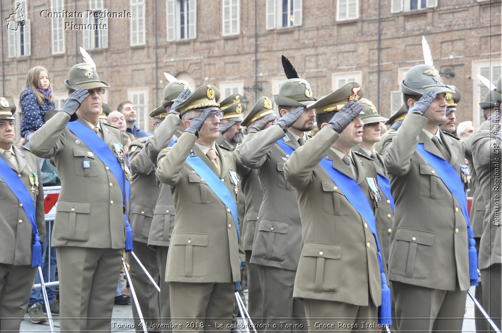 Torino 4 Novembre 2018 - Le celebrazioni a Torino - Croce Rossa Italiana- Comitato Regionale del Piemonte