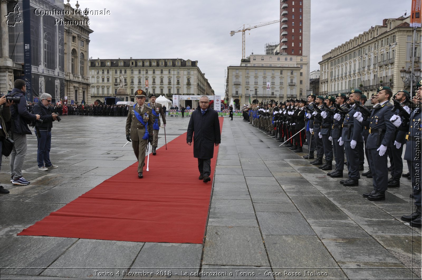 Torino 4 Novembre 2018 - Le celebrazioni a Torino - Croce Rossa Italiana- Comitato Regionale del Piemonte