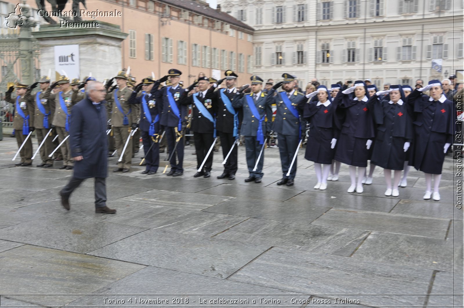 Torino 4 Novembre 2018 - Le celebrazioni a Torino - Croce Rossa Italiana- Comitato Regionale del Piemonte