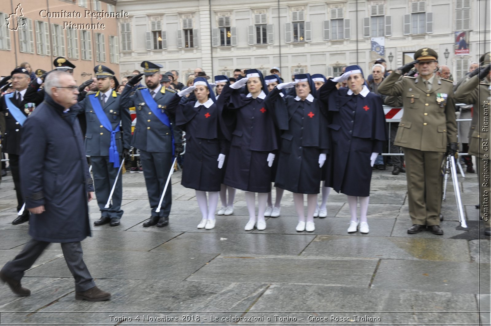 Torino 4 Novembre 2018 - Le celebrazioni a Torino - Croce Rossa Italiana- Comitato Regionale del Piemonte