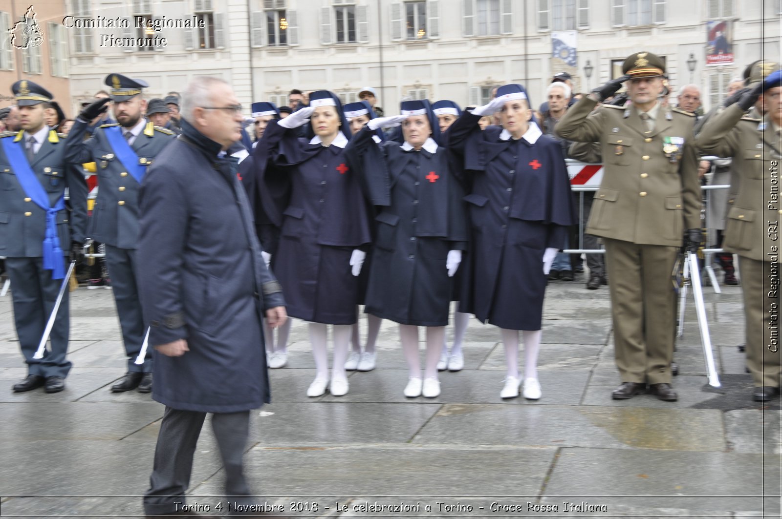 Torino 4 Novembre 2018 - Le celebrazioni a Torino - Croce Rossa Italiana- Comitato Regionale del Piemonte