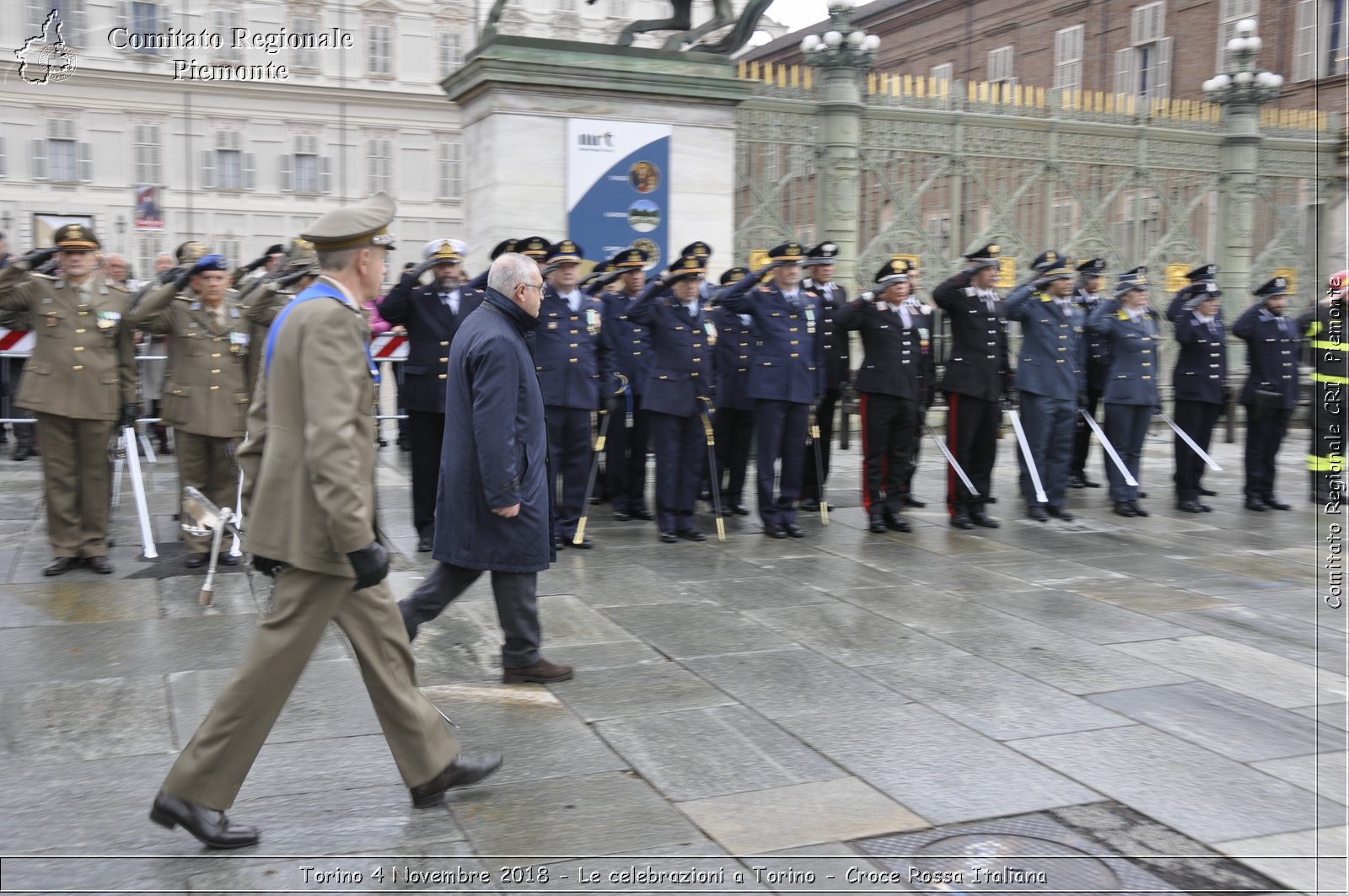 Torino 4 Novembre 2018 - Le celebrazioni a Torino - Croce Rossa Italiana- Comitato Regionale del Piemonte