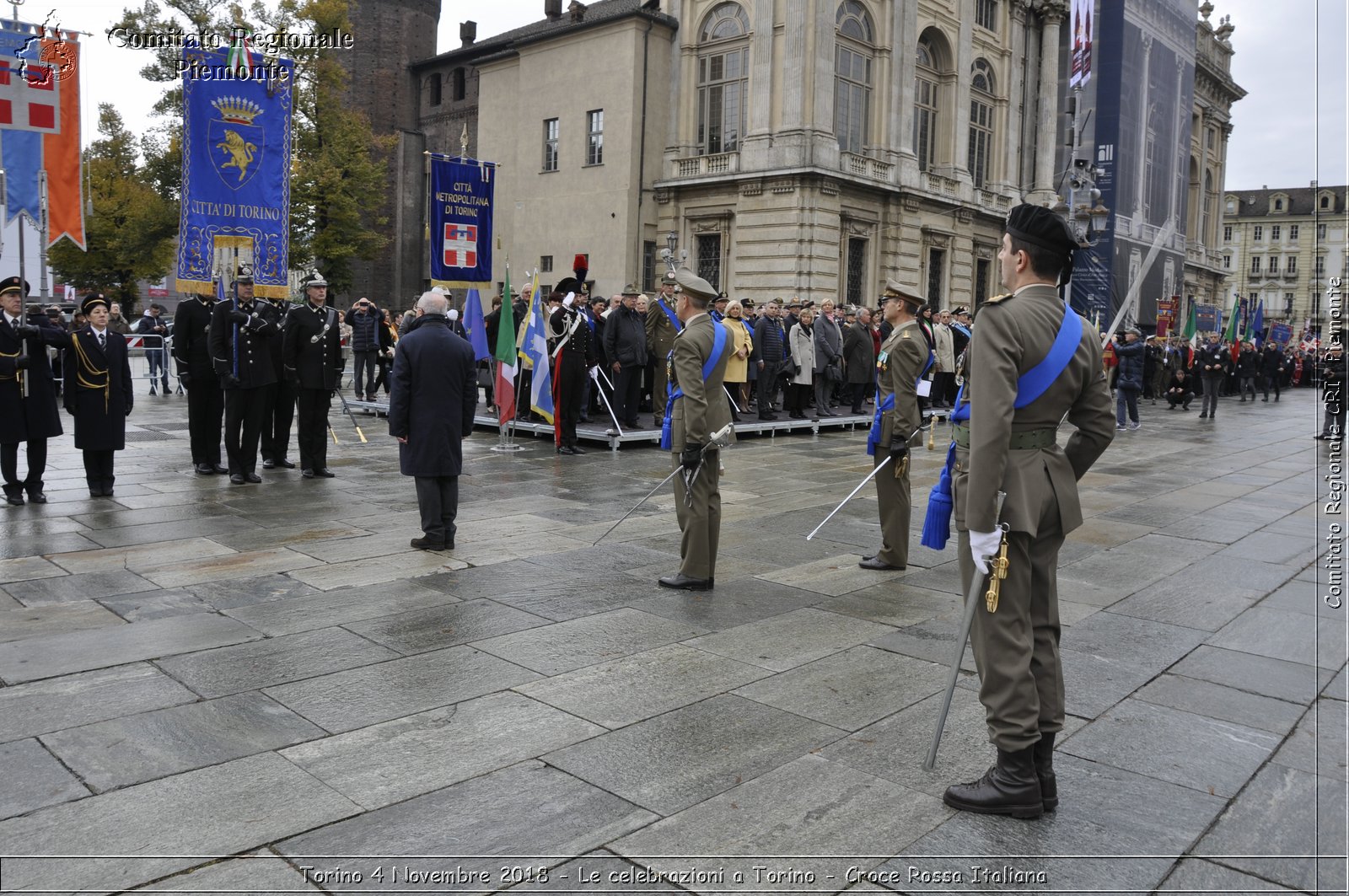 Torino 4 Novembre 2018 - Le celebrazioni a Torino - Croce Rossa Italiana- Comitato Regionale del Piemonte