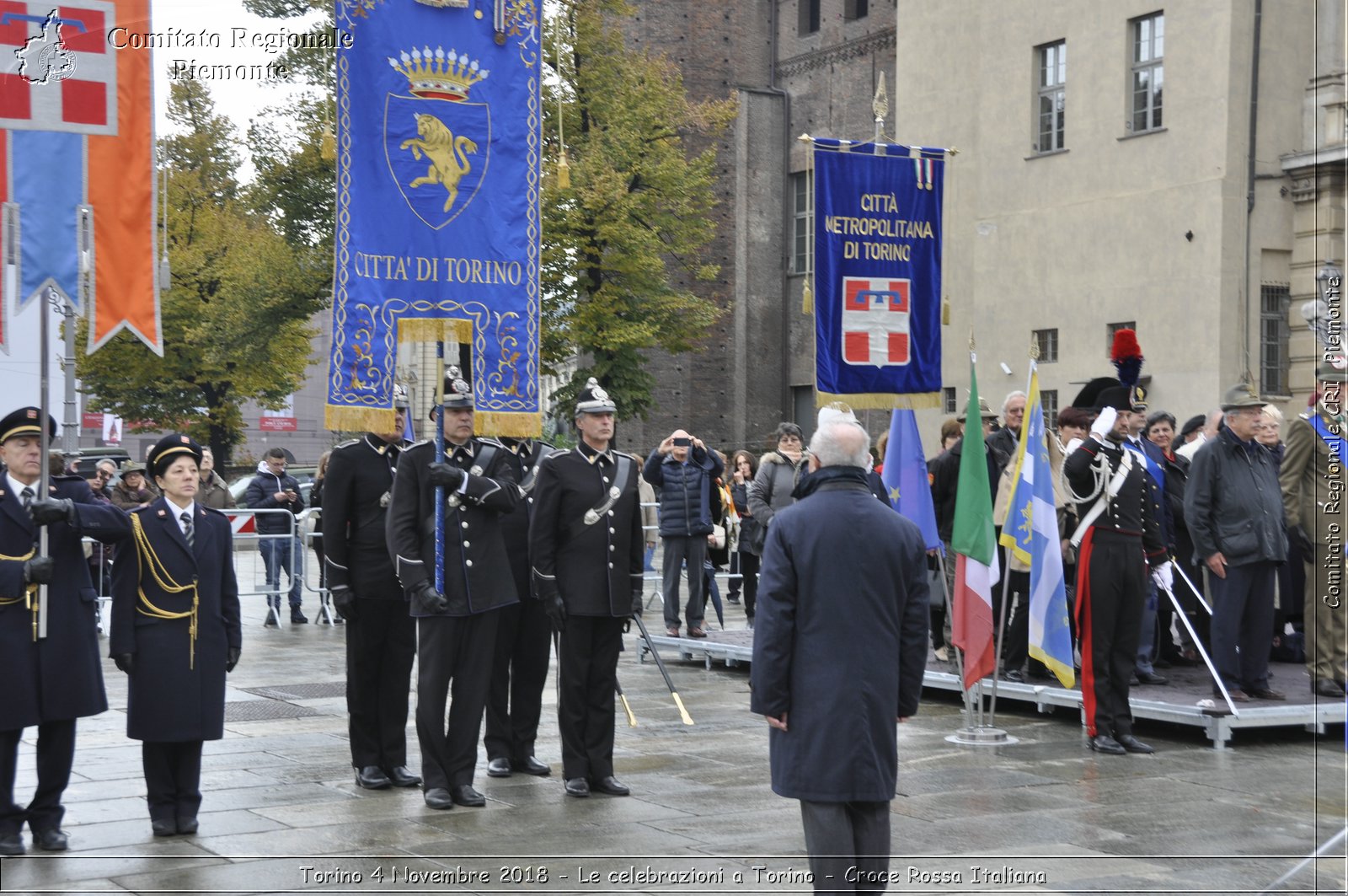 Torino 4 Novembre 2018 - Le celebrazioni a Torino - Croce Rossa Italiana- Comitato Regionale del Piemonte