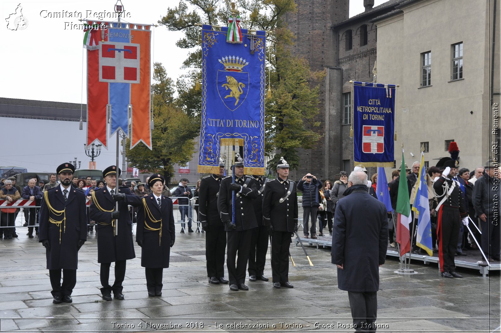 Torino 4 Novembre 2018 - Le celebrazioni a Torino - Croce Rossa Italiana- Comitato Regionale del Piemonte