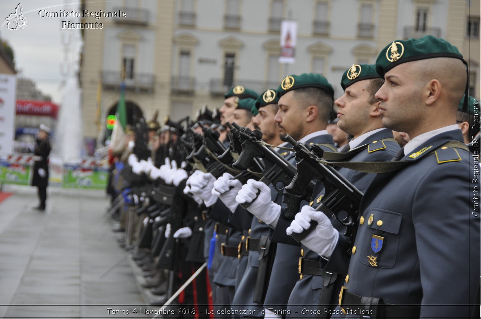 Torino 4 Novembre 2018 - Le celebrazioni a Torino - Croce Rossa Italiana- Comitato Regionale del Piemonte