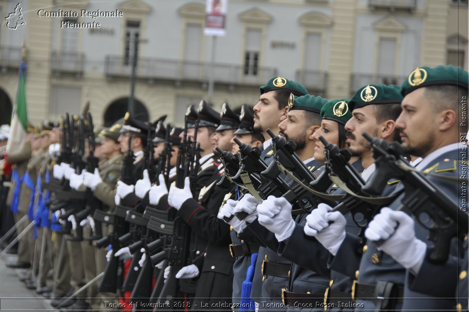 Torino 4 Novembre 2018 - Le celebrazioni a Torino - Croce Rossa Italiana- Comitato Regionale del Piemonte