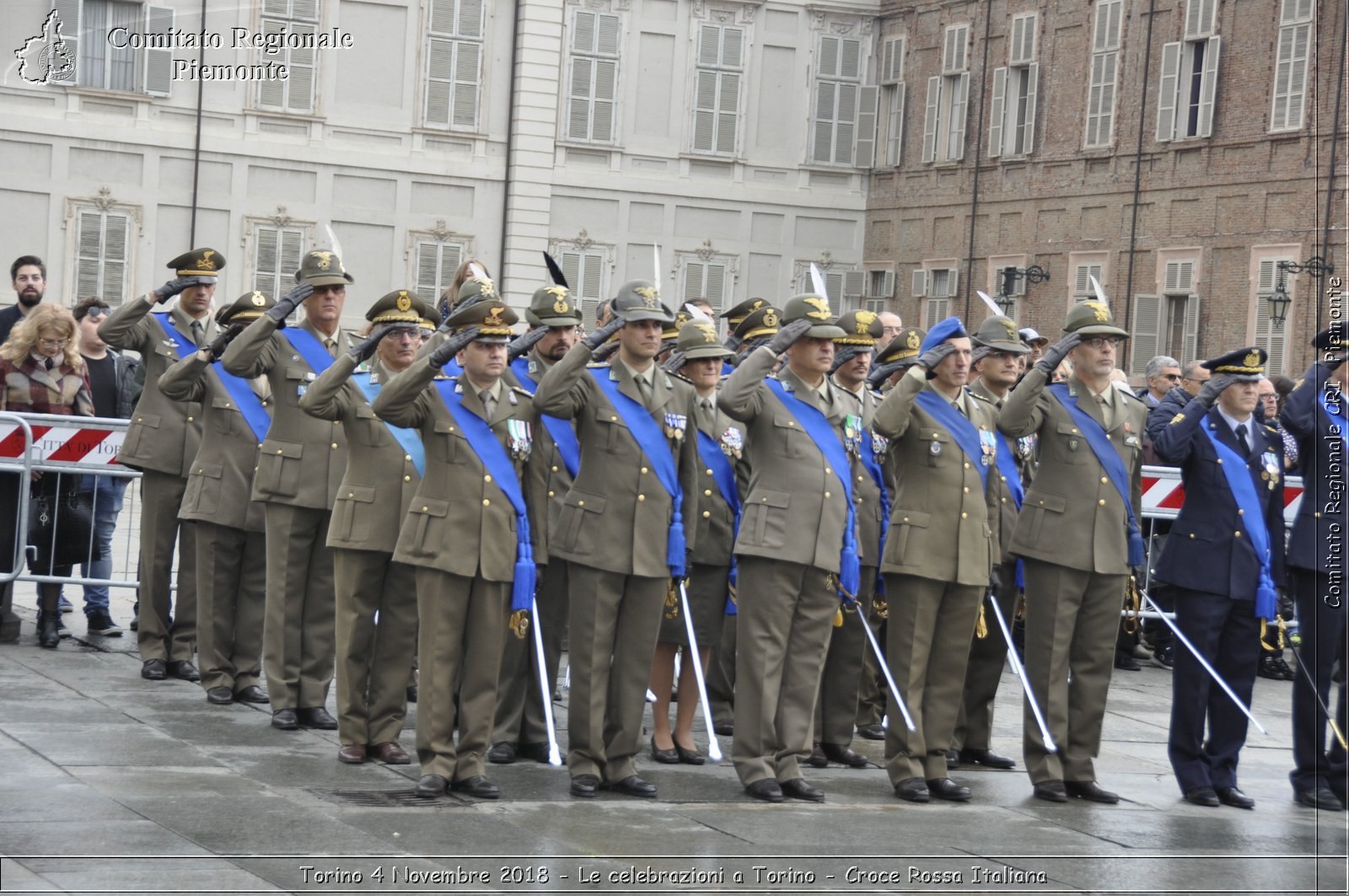 Torino 4 Novembre 2018 - Le celebrazioni a Torino - Croce Rossa Italiana- Comitato Regionale del Piemonte