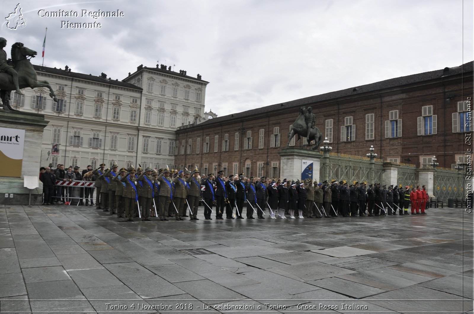 Torino 4 Novembre 2018 - Le celebrazioni a Torino - Croce Rossa Italiana- Comitato Regionale del Piemonte