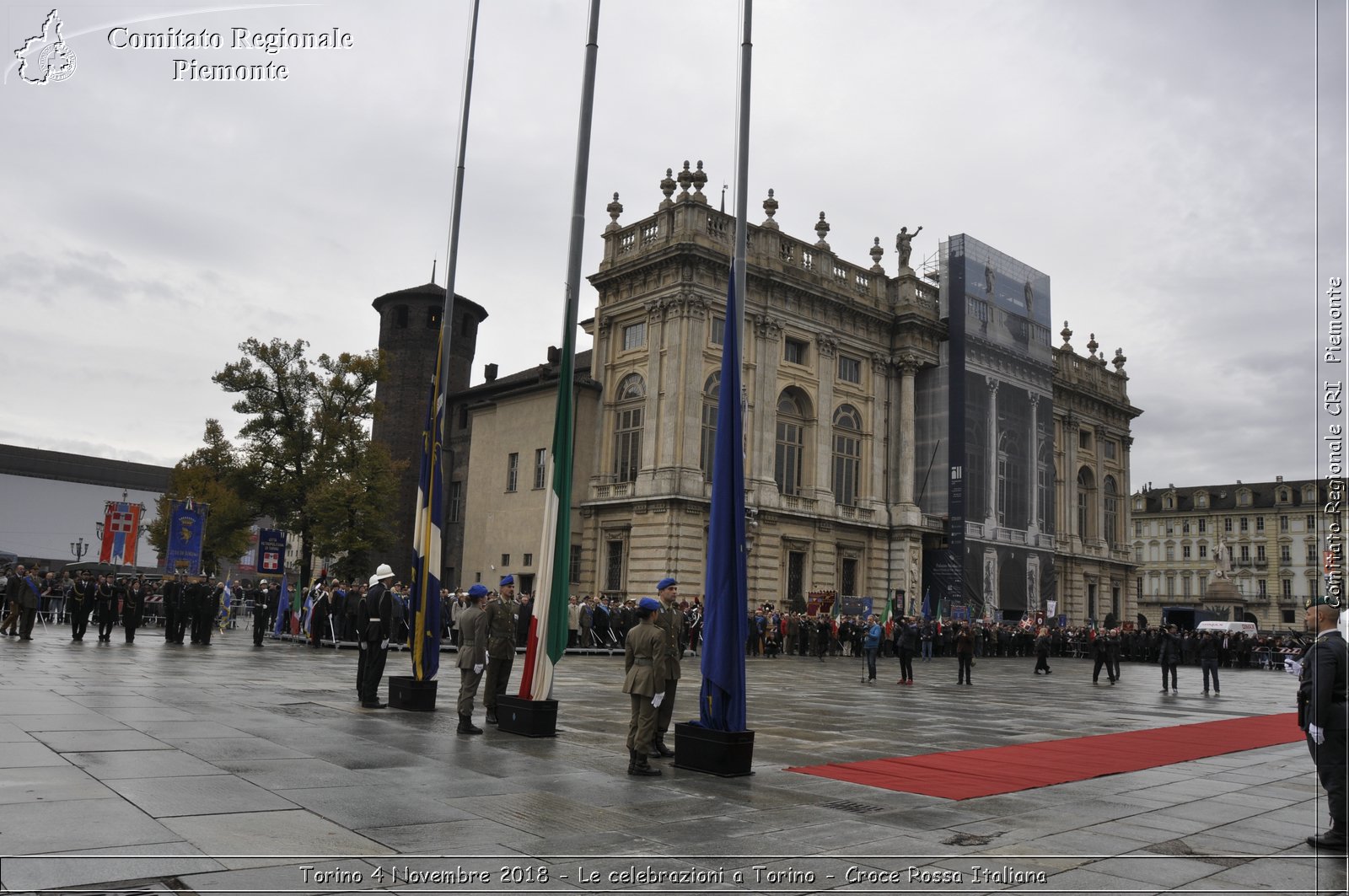 Torino 4 Novembre 2018 - Le celebrazioni a Torino - Croce Rossa Italiana- Comitato Regionale del Piemonte