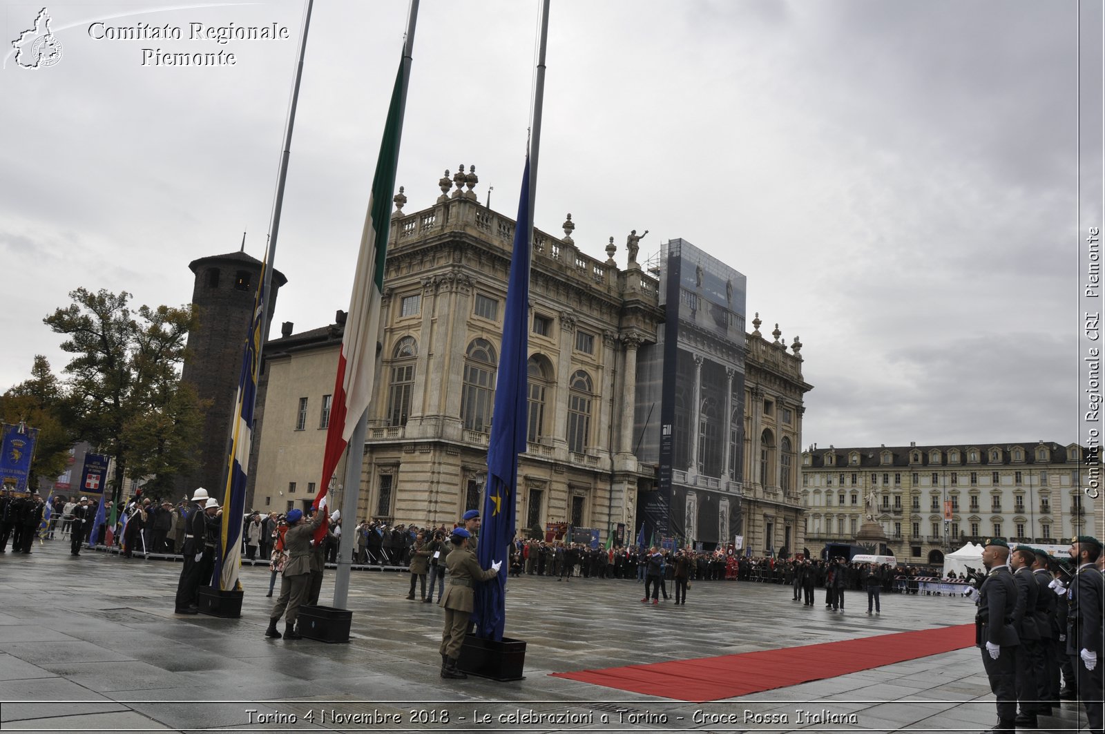 Torino 4 Novembre 2018 - Le celebrazioni a Torino - Croce Rossa Italiana- Comitato Regionale del Piemonte